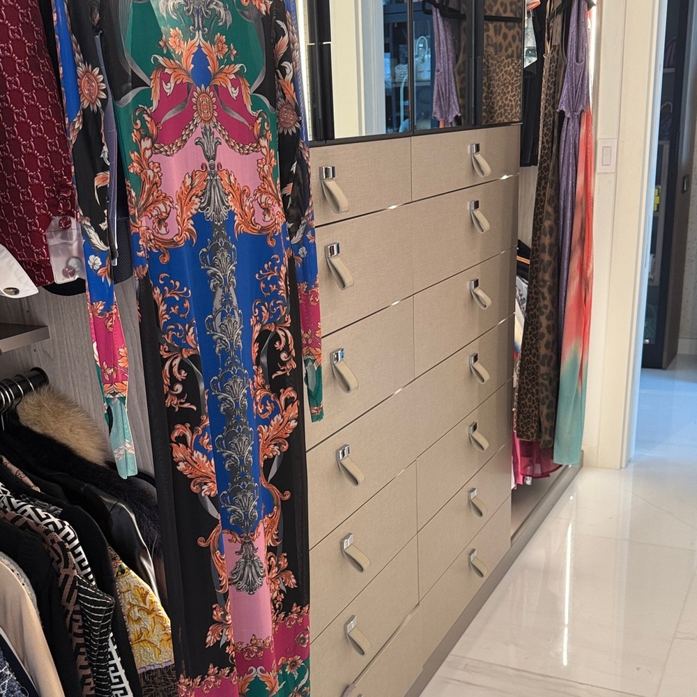 AFRM Beige and Black Closet Organizer